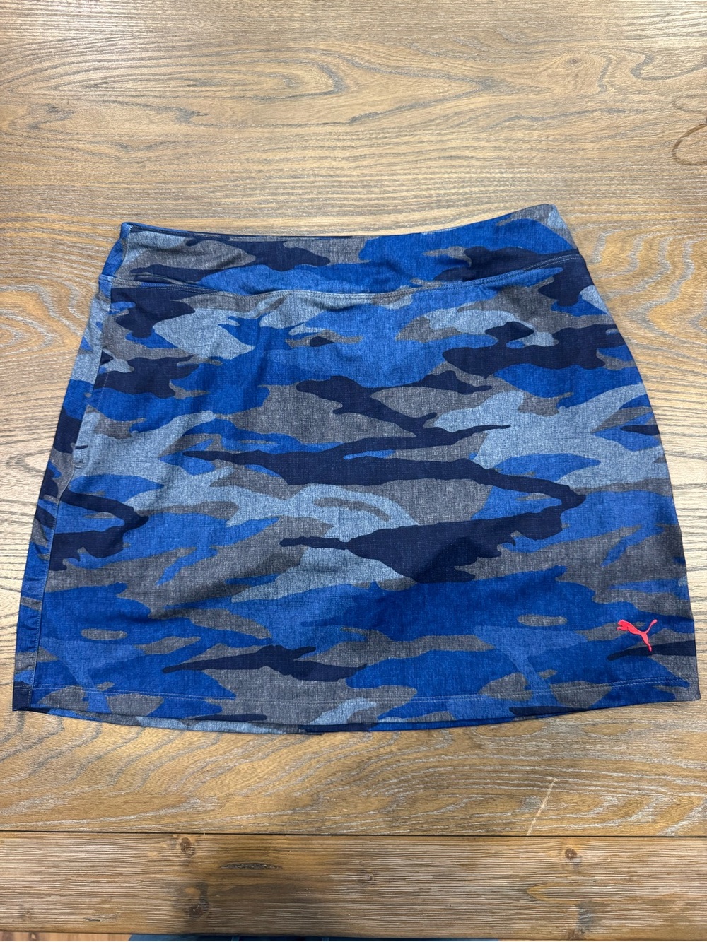 PUMA | Blue Camo Womens Golf Skirt | Size Small